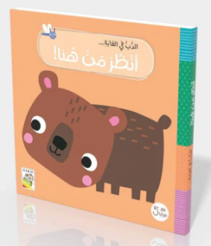 أنظر من هنا! الدب في الغابة